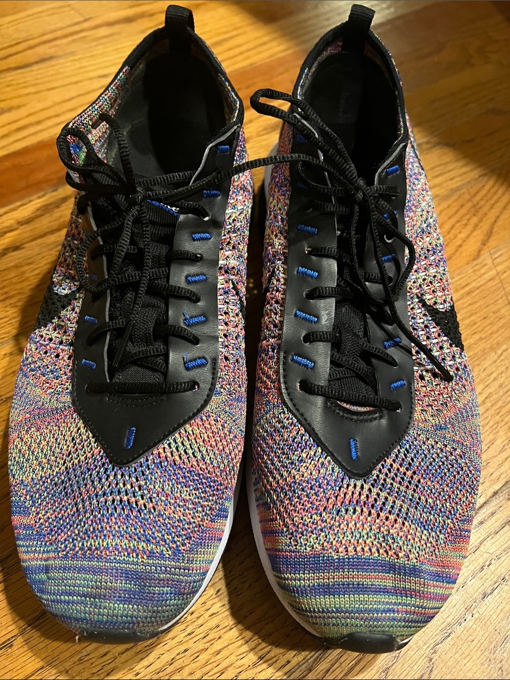 Nike Multicolor Knit Sneakers with Black Accents Size 12 M - Picture 10 of 12